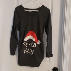 Santa Baby Maternity Christmas Gift - M